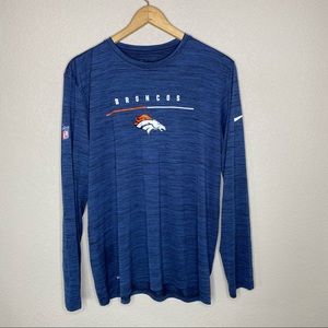 Nike Broncos Dri Fit Long Sleeve Men’s Shirt XL
